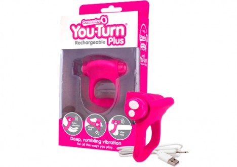 Эрекционное виброкольцо You-Turn plus, розовое