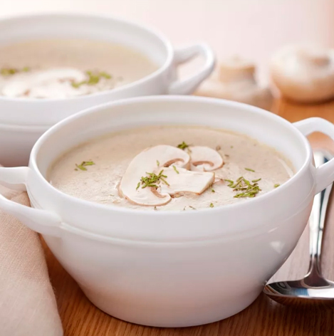 Рецепт: Грибной крем-суп с Нутрикомп Овощной суп