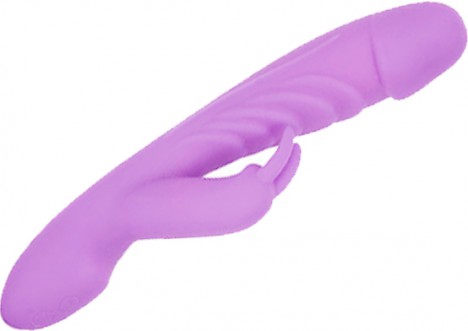 Фиолетовый вибратор-кролик для женщин JRX, L13 см; Ø3,6 см