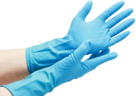 Удлиненные нитриловые перчатки Vogt Medical (нестерильные, смотровые)
