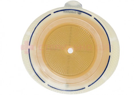 101080 Плоская адгезивная пластина Колопласт СенШура Флекс, в.о. 10-88 мм, ф. 90 мм