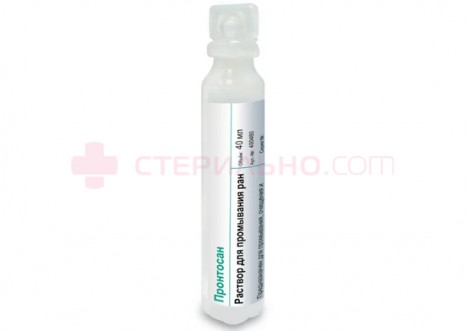 Пронтосан - стерильный раствор для промывания ран, 40 мл