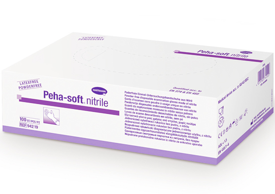 Медицинские диагностические перчатки Пеха-Софт нитрил (нестерильные)
