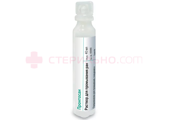 Пронтосан - стерильный раствор для промывания ран, 40 мл