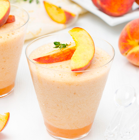Рецепт: Персиковый коктейль с Нутрикомп Дринк Плюс персик-абрикос